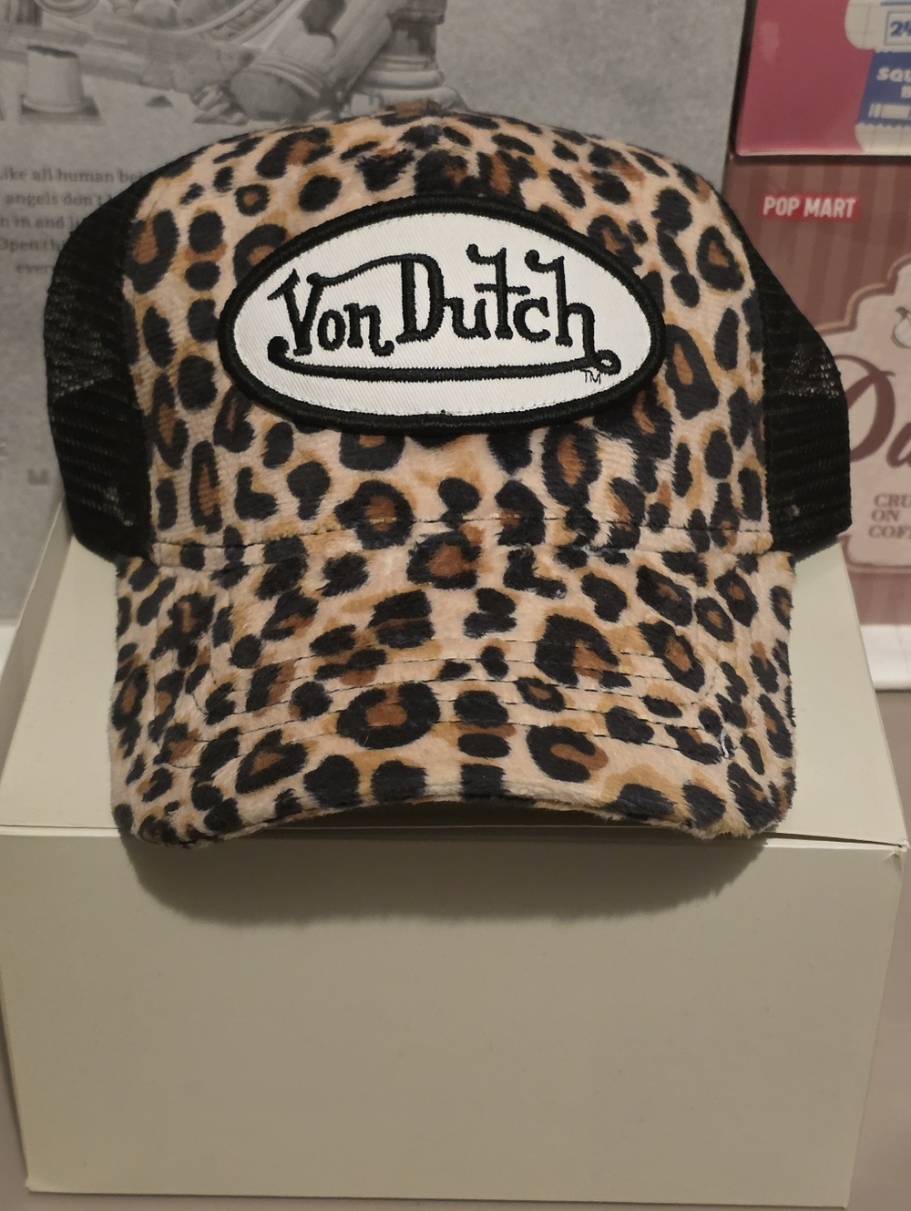 Von Dutch Cheetah Velvet Trucker